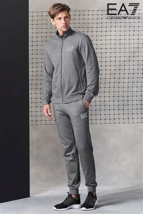 emporio Armani tracksuit grey